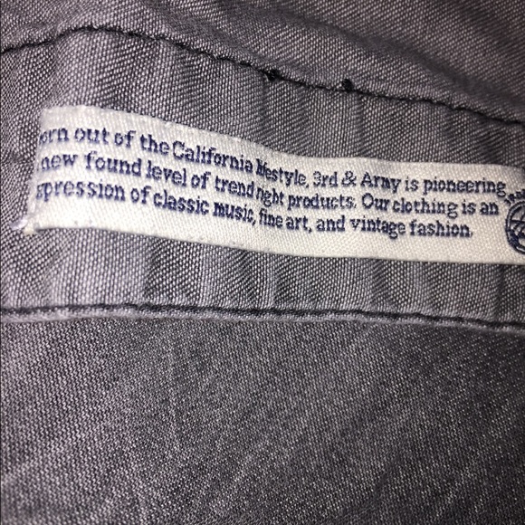 Third and Army Long Sleeve Button Down - Picture 3 of 7